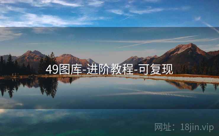 49图库-进阶教程-可复现